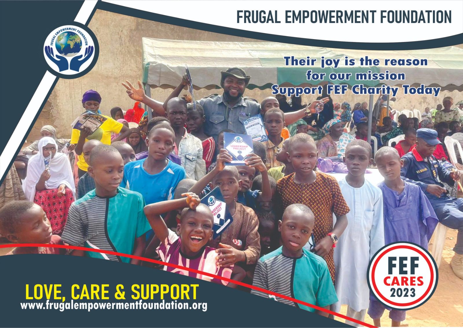 Their joy is the reason for our mission Support FEF Charity Today